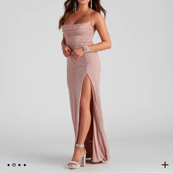 slim fit dress slacks Manhattan Slip Formal Dress Emerald